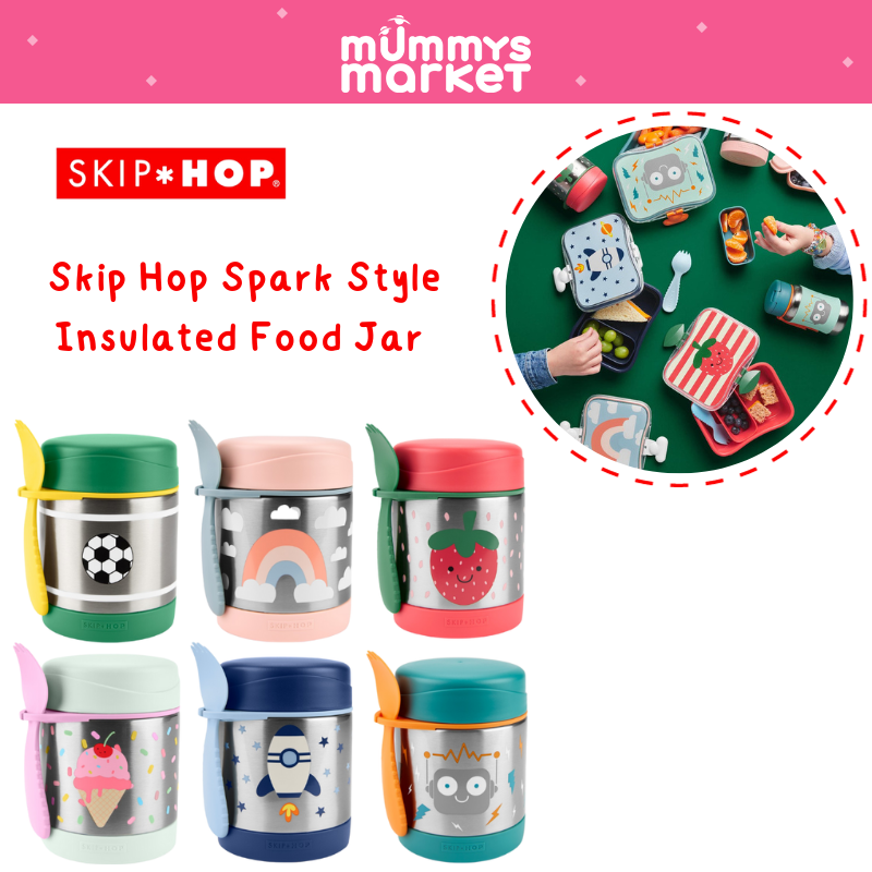 Skip Hop Spark Style Insulated Food Jar - Ice Cream